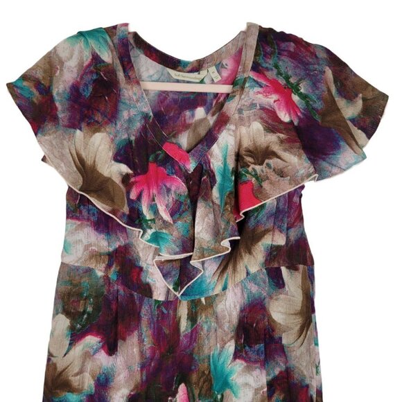 Soft Surroundings Italian Dreams Tiered Maxi Dress PS 3DB44 - Picture 3 of 8